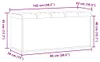 vidaXL Panca portaoggetti Rovere artigianale 102 x 42 x 45 Anteprima dell’immagine prodotto 7