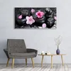 Acrylglasbilder 120x60 Wandbild Druck Blumen Steine Kunst Produktbild-Vorschau 3