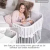 śpiworek do spania babybay Boxspring, lakierowany na biało Podgląd zdjęcia produktu 3