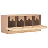 4-delig legnest, 106x40x45 cm, massief hout, grenen Productafbeelding-voorbeeld 8
