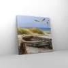 Bild auf Leinwand - Leinwandbild - Einteilig - Strand Möwen Produktbild-Vorschau 4