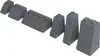 LEGO® MOC Mattoncini per tetti Grigio chiaro Grigio scuro Anteprima dell’immagine prodotto 2