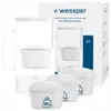 Wessper D2 BOROSILICATE Wasserfilterkanne 3 L Weiß – Produktbild-Vorschau 1