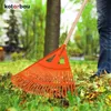 KOTARBAU® Rateau à Feuilles Plastique 58 cm Orange sans Voir les images du produit 2