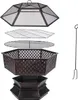 Barbecue da giardino Fioren - Cesto per il fuoco - Ciotola Anteprima dell’immagine prodotto 3