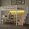Merax Etagenbett 140x200cm, Hochbett Mit Schreibtisch, Produktbild-Vorschau 4