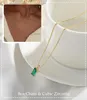 Narodenie kameň náhrdelník Dámy 14K pozlátené zlato darček Náhľad obrázku produktu 3