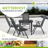 Juskys Aluminium Gartengarnitur Milano Gartenmöbel Set mit Produktbild-Vorschau 8