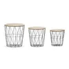 Relaxdays Korbtisch 3er Set, rund, Korb Beistelltisch Produktbild-Vorschau 11