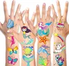 80x glitter tattoo set per ragazze, farfalla sirena Anteprima dell’immagine prodotto 3