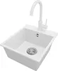 PRIMAGRAN Granitspüle Weiß 38x44cm, Spülbecken 1 Becken + Produktbild-Vorschau 1