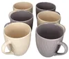 6er Set Biko Kaffeebecher konisch 600ml Keramik Vanille Produktbild-Vorschau 2