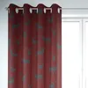 SCHÖNER LEBEN. Vorhang mit Hirschen rot grau 245cm oder Produktbild-Vorschau 1