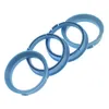 4x Zentrierringe 66,6 x 56,6 mm Hellblau Felgen Ringe  Produktbild-Vorschau 2