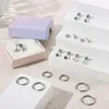 Sada 8 náušnic z chirurgické nerezové oceli 316L, sada Náhled obrázku produktu 3