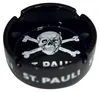 FC St. Pauli Aschenbecher Totenkopf Schwarz, Original Produktbild-Vorschau 1