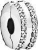 Pandora Clip Pavé Zweireihig 798422C01 Silber Produktbild-Vorschau 2