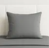Bettbezug - Baumwolle - Grau - 60x80cm - Hotelwäsche - 100% Produktbild-Vorschau 2
