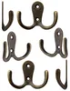 'FUXXER® - 6x Klassische Garderoben-Haken, Doppel-Haken, Produktbild-Vorschau 3