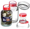 Słoik KADAX o pojemności 12 l z pokrywką i uchwytem do Podgląd zdjęcia produktu 1