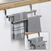 Tür Handtuchhalter ausziehbar - Edelstahl - 25-40 x 13,5 x 12cm Produktbild-Vorschau