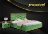 Luxus Bett Textil 2x Nachttisch 3tlg. Schlafzimmer Set Produktbild-Vorschau 6