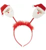Haarreif Wabbles Nikolaus Weihnachtsmann mit Federn und Produktbild-Vorschau 1