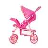 Chipolino Puppenwagen Dolly Korb faltbar Frontbügel Produktbild-Vorschau 4