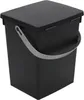Boîte de rangement noire pratique 5,5 L avec couvercle et Voir les images du produit 12