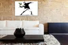 Visario Leinwandbild Banksy Flower Thrower 80x60 cm – Bild Produktbild-Vorschau 3