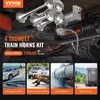 VEVOR Zughupen-Set, 4 Trompeten-Lufthupen-Set, 150 dB Produktbild-Vorschau 2