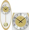 AMS Quarz-Pendeluhr, Quarz-Pendelwerk, 19x50x3cm, 7417 Produktbild-Vorschau 2