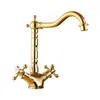 A golden faucet on a white background. Produktbild-Vorschau