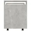 Bürowagen Betongrau 60x45x60 cm Holzwerkstoff Produktbild-Vorschau 8