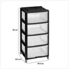 5five Simply Smart | Organizer mit 4 Schubladen - Schwarz - Produktbild-Vorschau 5