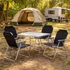 5-teiliges Campingmöbel Set Alu mit Tragegriff Camping L70xB50xH59cm Produktbild-Vorschau