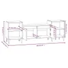 Mobili TV vidaXL Grigio Sonoma 160x35x55 cm in materiale Anteprima dell’immagine prodotto 7