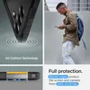 A collage of images showing a phone case, a person using a phone, and a diagram of the phone case's protective features. Anteprima dell’immagine prodotto
