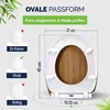 CASARIA® Toilettendeckel mit Absenkautomatik Quick Release Produktbild-Vorschau 2
