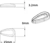 INF Nasenschutz für Brille 10 Paar Transparent Produktbild-Vorschau 3
