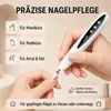 Nagelfräser 2‑in‑1 mit UV‑LED Lampe, Akku Nagelbohrgerät, Produktbild-Vorschau 3