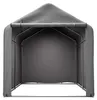 Garage per biciclette 160x220x165 cm Grigio – Riparo per Anteprima dell’immagine prodotto 11