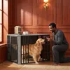 Hundekäfig Möbel, Hundebox Möbel, Mehrtür-Design, Hell Produktbild-Vorschau 5
