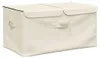 vidaXL Aufbewahrungsbox Stoff 50x30x25 cm Creme Produktbild-Vorschau 10