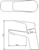 Koupelnová skříňka stojící s umyvadlem 40 x 22 cm matná Náhled obrázku produktu 9