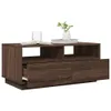 The Living Store Couchtisch mit LED-Leuchten Braun Produktbild-Vorschau 6