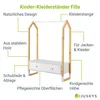 Juskys Kinder Kleiderständer Filla mit großer Schublade - Produktbild-Vorschau 3