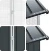 vidaXL Vogelkäfig Anthrazit 645 x 208 x 247 cm Verzinkter Produktbild-Vorschau 5