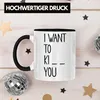 Trendation - I Want To Ki You Tasse Geschenk Lustiger Produktbild-Vorschau 3