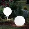 2er LED Solarleuchte, Kugel weiß, H 62 cm Produktbild-Vorschau 4